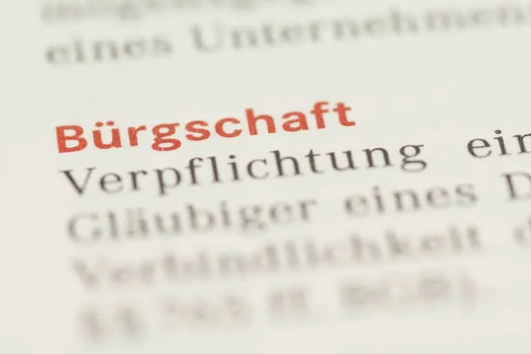 Bürge zahlungsunfähig