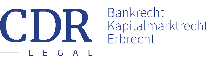 CDR Legal - Rechtsanwaltskanzlei für Bankrecht, Kapitalmarktrecht, Insolvenzrecht und Erbrecht Logo