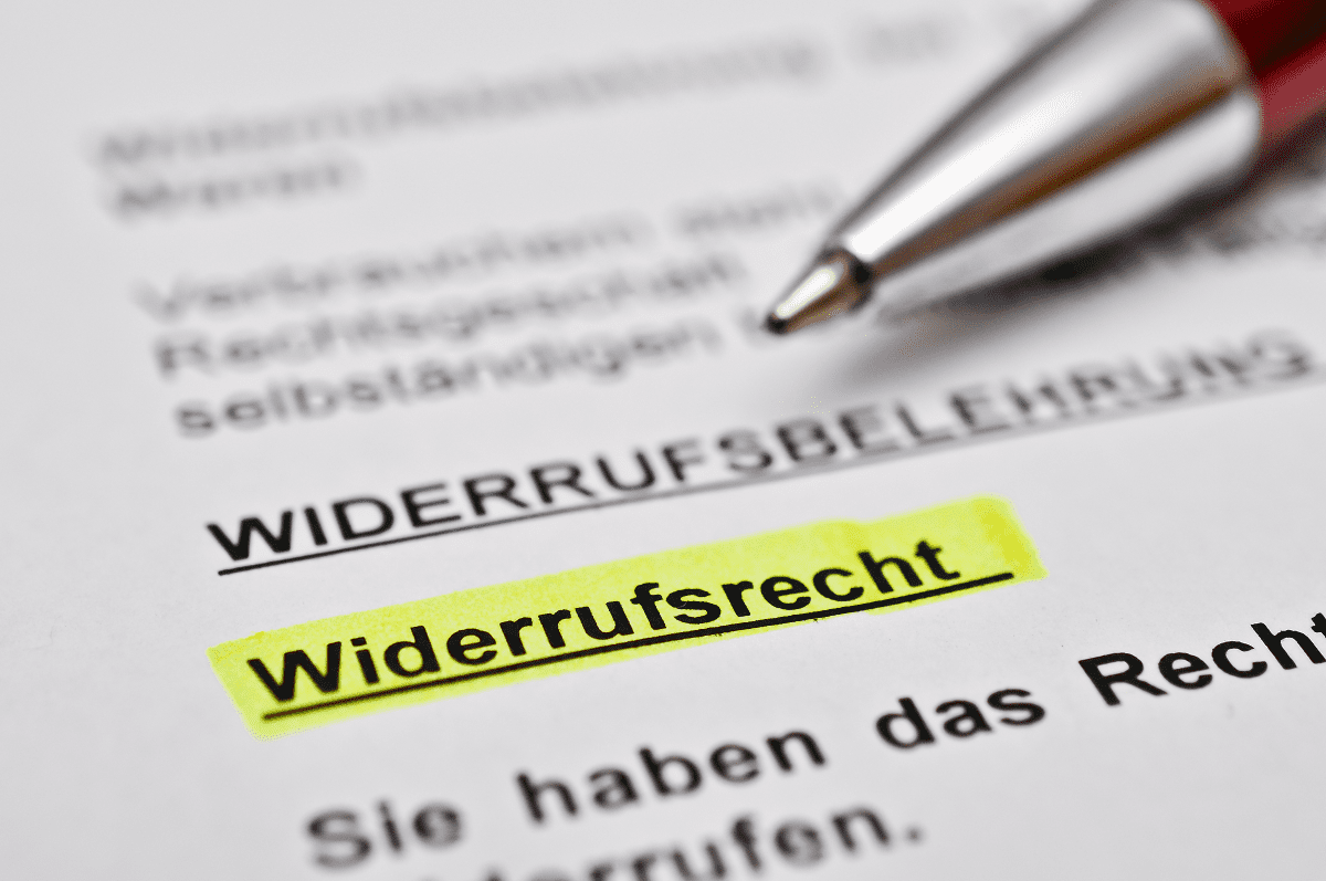 Autokredit Widerruf