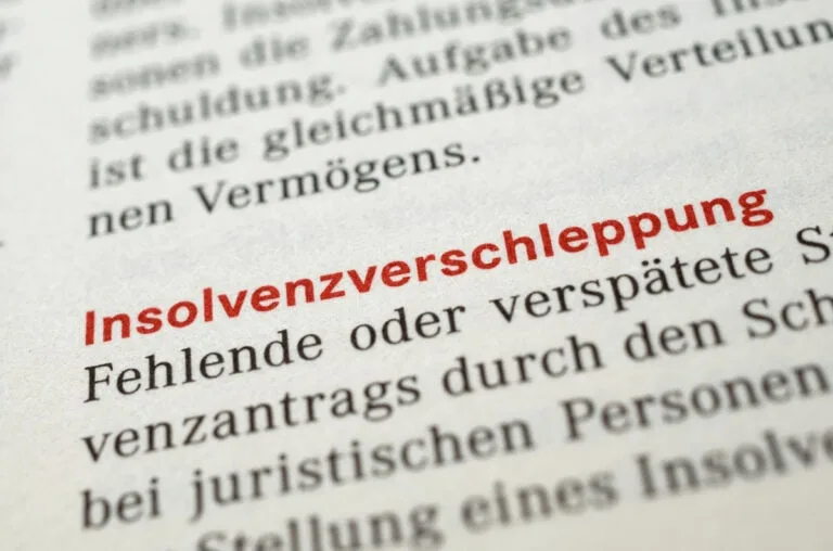 Insolvenzverschleppung GmbH