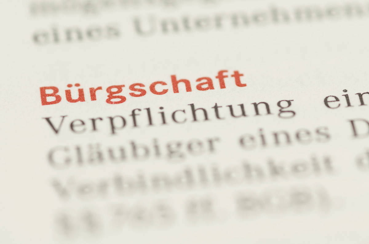 Bürgschaft Familienangehörige