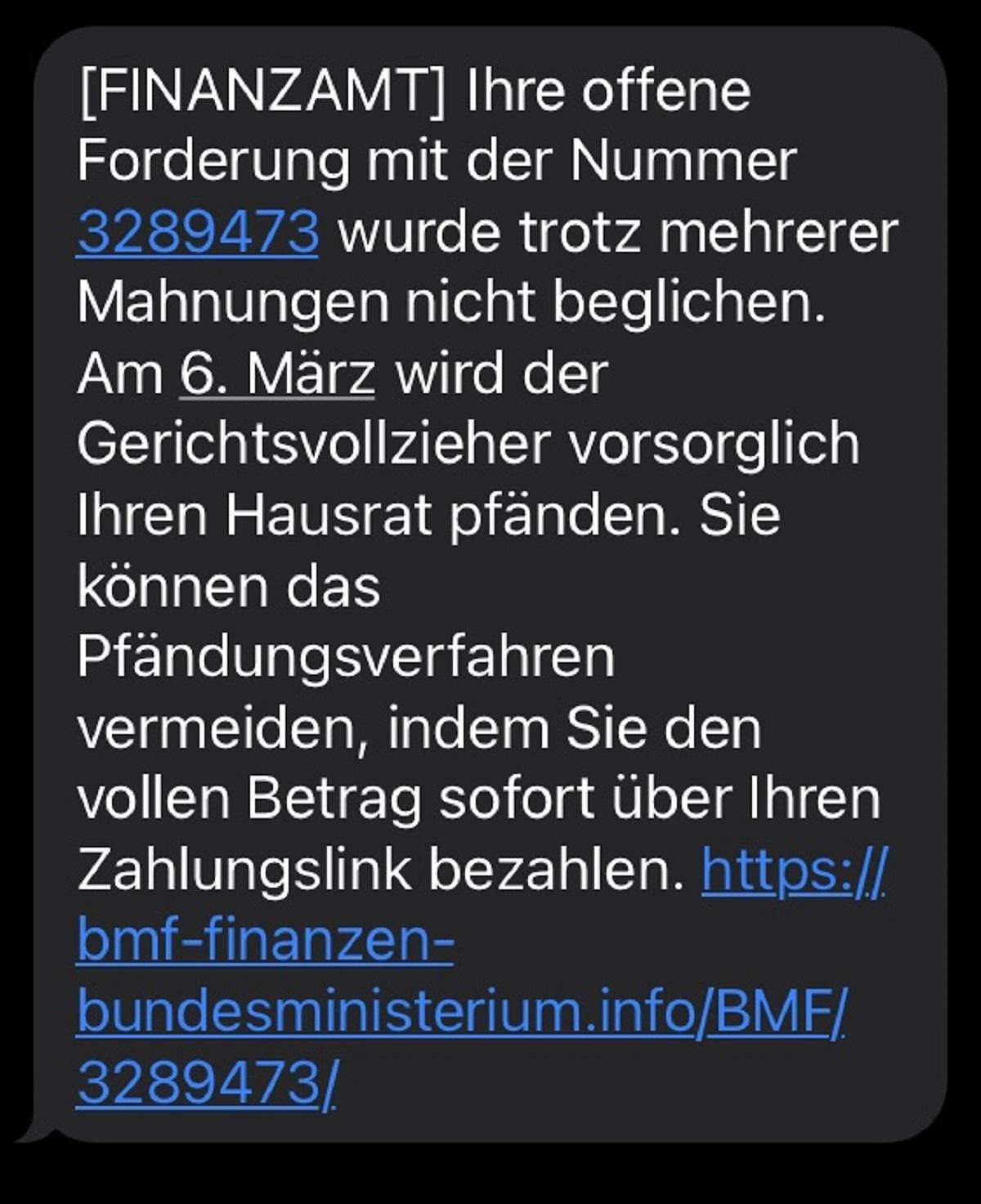 Finanzamt Steuer Nachzahlung Pfändung