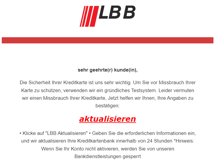 Landesbank Berlin Missbrauch Kreditkarte