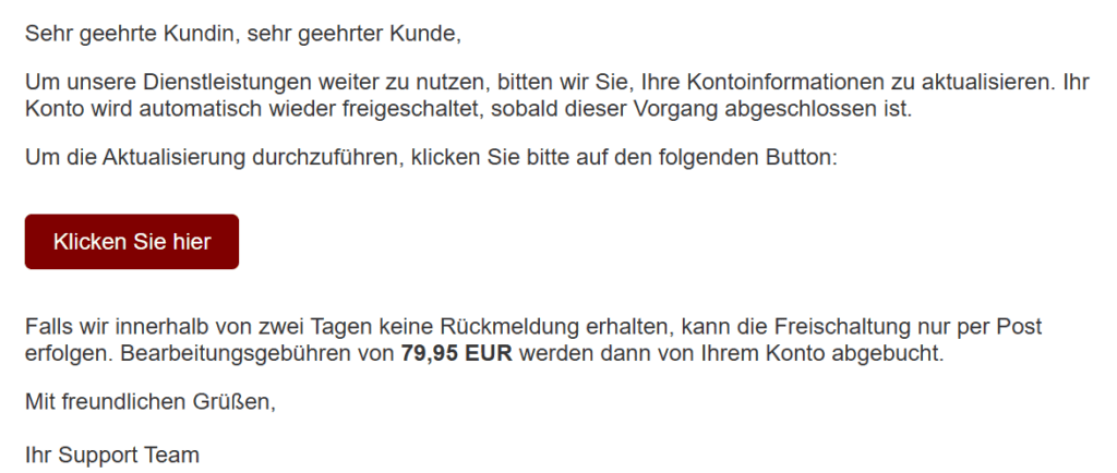 Targobank Konto freischalten Informationen aktualisieren