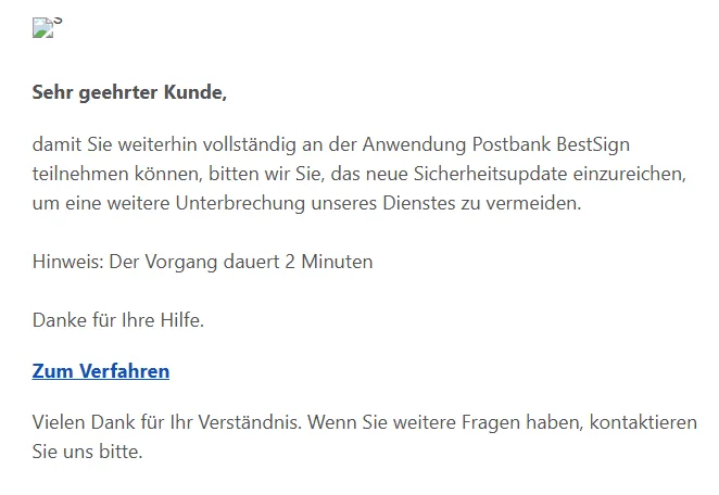 Postbank Phishing