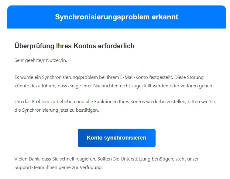 1&1 Phishing