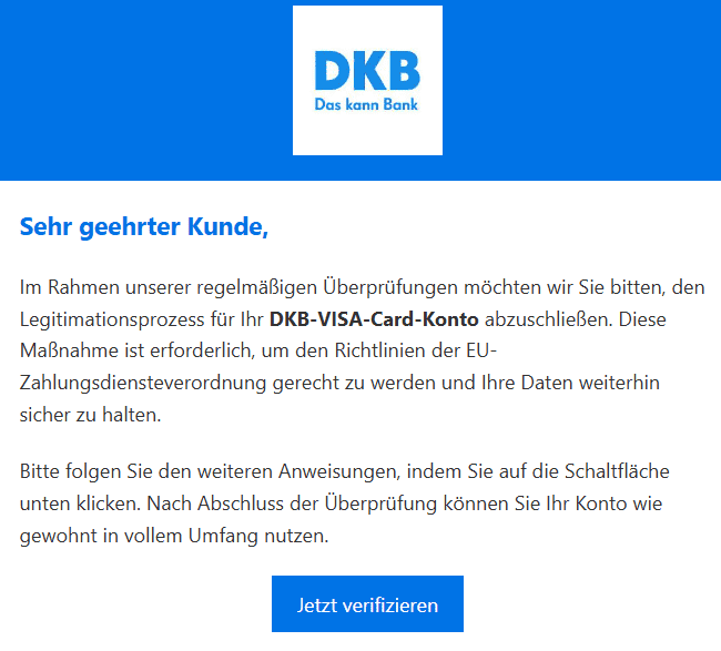 DKB Phishing