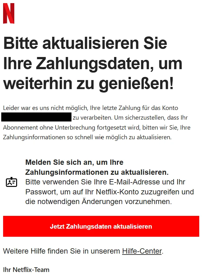 Netflix Phishing