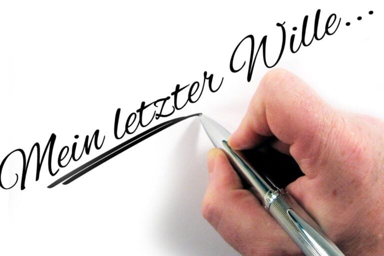 Testament verfassen