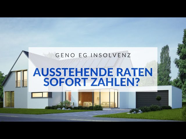 Geno eG Wohnbaugenossenschaft - Ausstehende Raten noch zahlen (2020)?