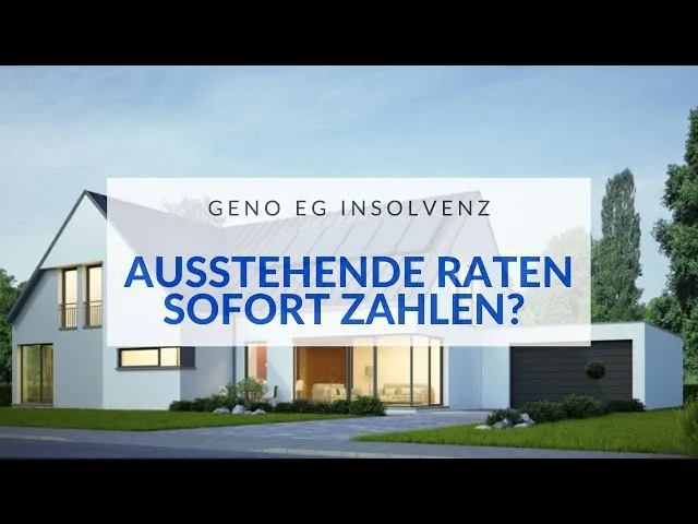 Geno eG Wohnbaugenossenschaft - Ausstehende Raten noch zahlen (2020)?